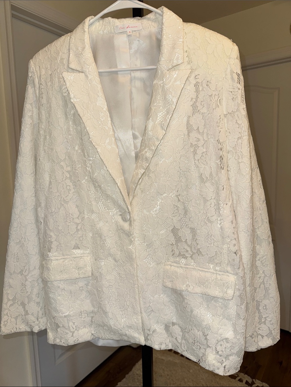 Lace Blazer Jacket NWOT